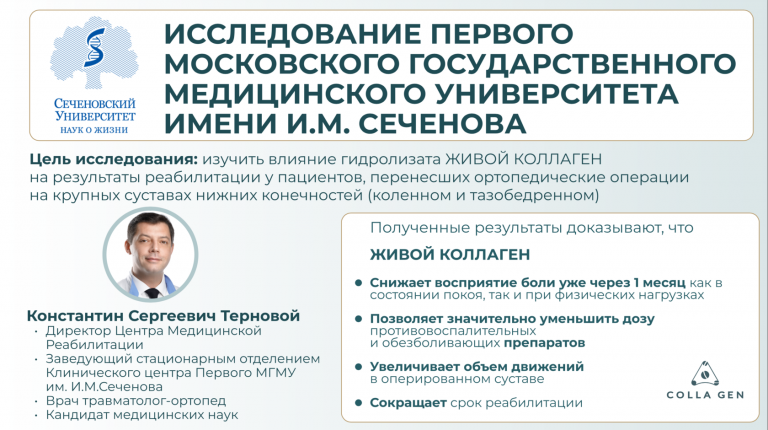 perspektivnye napravleniya issledovaniy primeneniya kollagenovyh peptidov